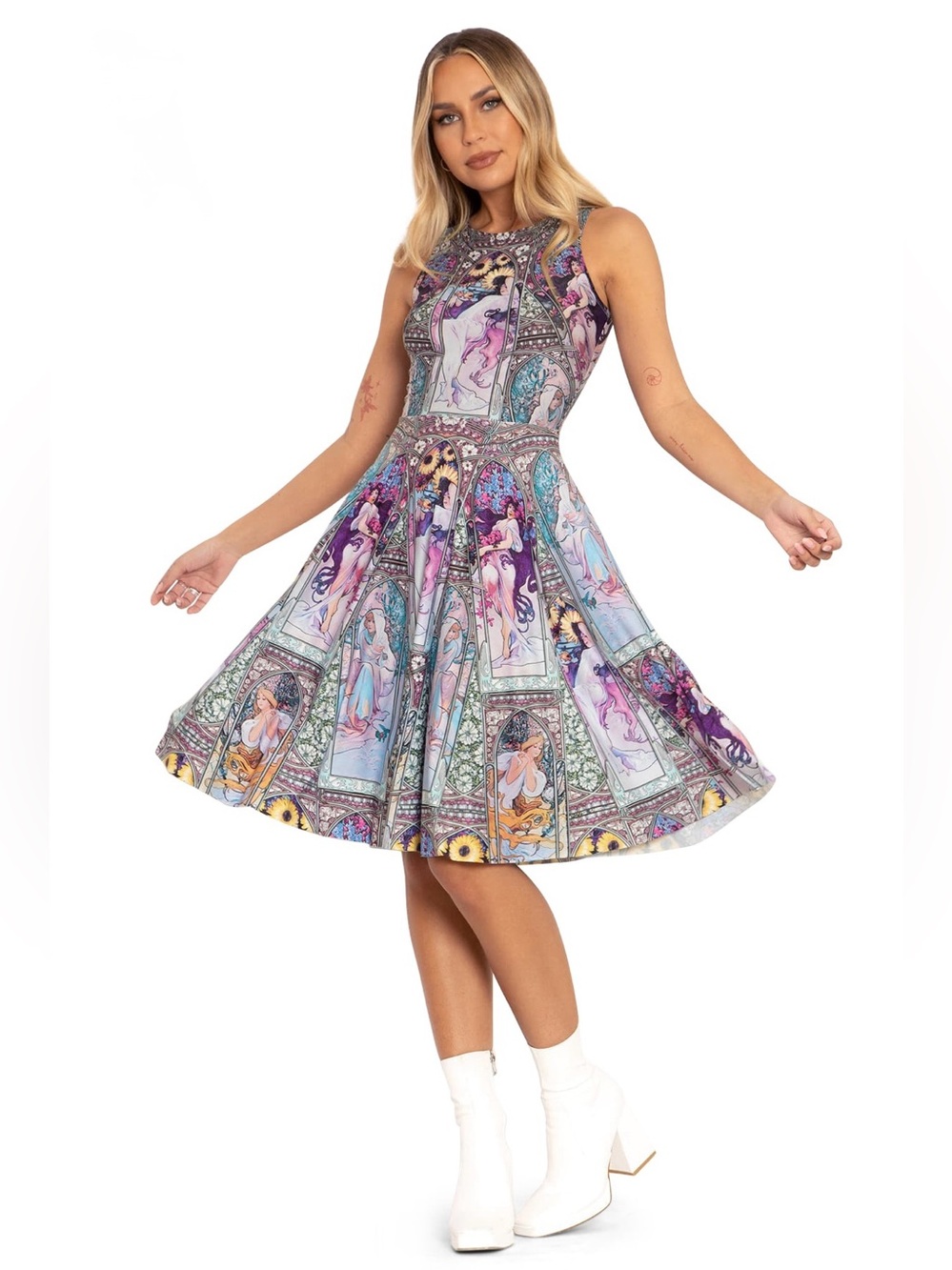 BlackMilk Four Seasons Princess Midi Dress Size Medium